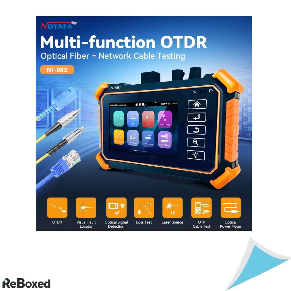 NOYAFA NF-983 Tester de Fibra Optica ODTR OLS VFL LS PoE