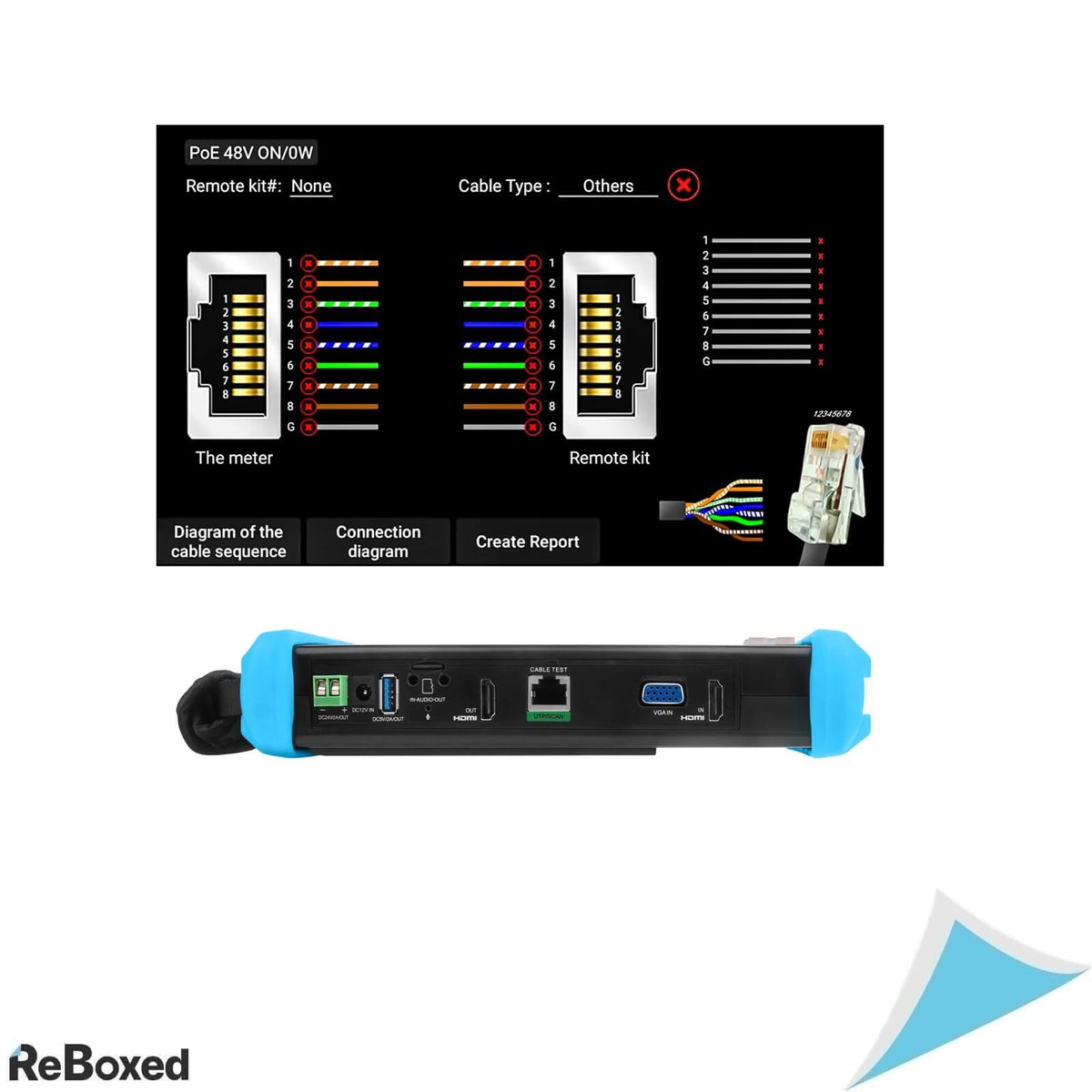 Tester Profesional CCTV si Camere IP NOYAFA NF-716ADHS PRO