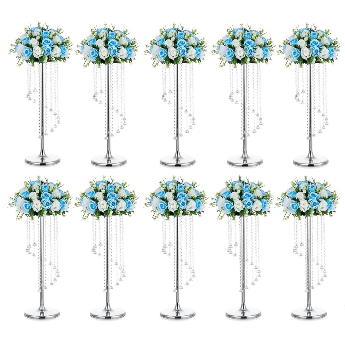 Nuptio Set 10 Suporti pentru Flori 24x20x70 cm