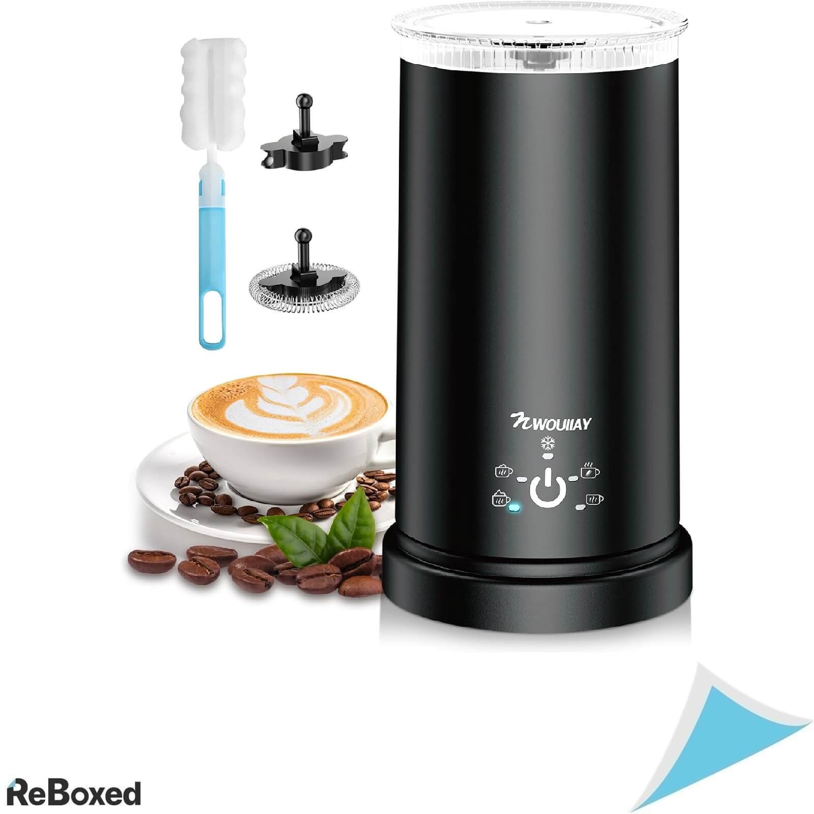 NWOUIIAY Aparat de Spumat Lapte Electric 5 in 1 600W