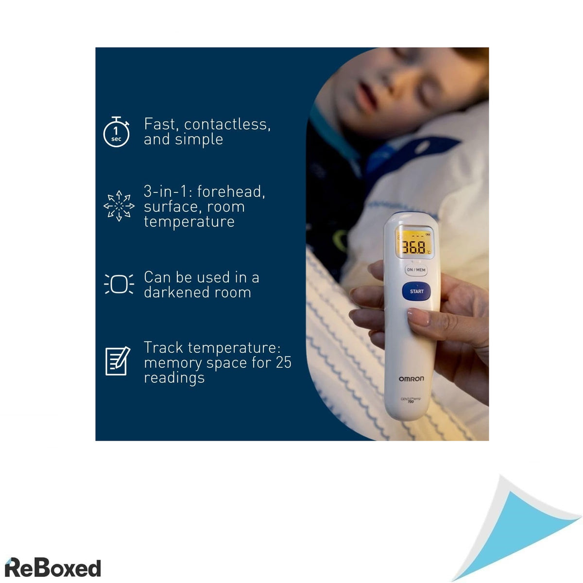 Omron GentleTemp 720 Termometru Digital Contactless pentru Frunte