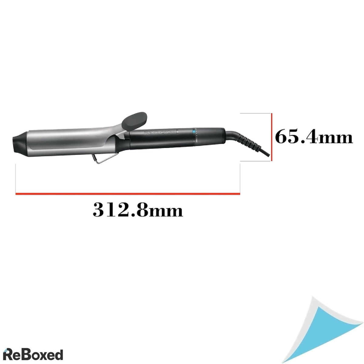 Ondulator Par Remington Pro Big Curl CI5538, 38 mm, Invelis Ceramic Tourmaline Antistatic, 8 Trepte Temperatura, 140-210°C, Incalzire Rapida 30 sec