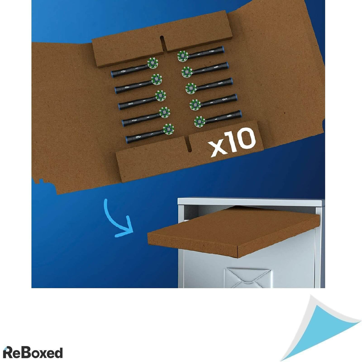 Oral-B Cross Action CleanMaximiser Set 10 Rezerve Periuta de Dinti Electrica