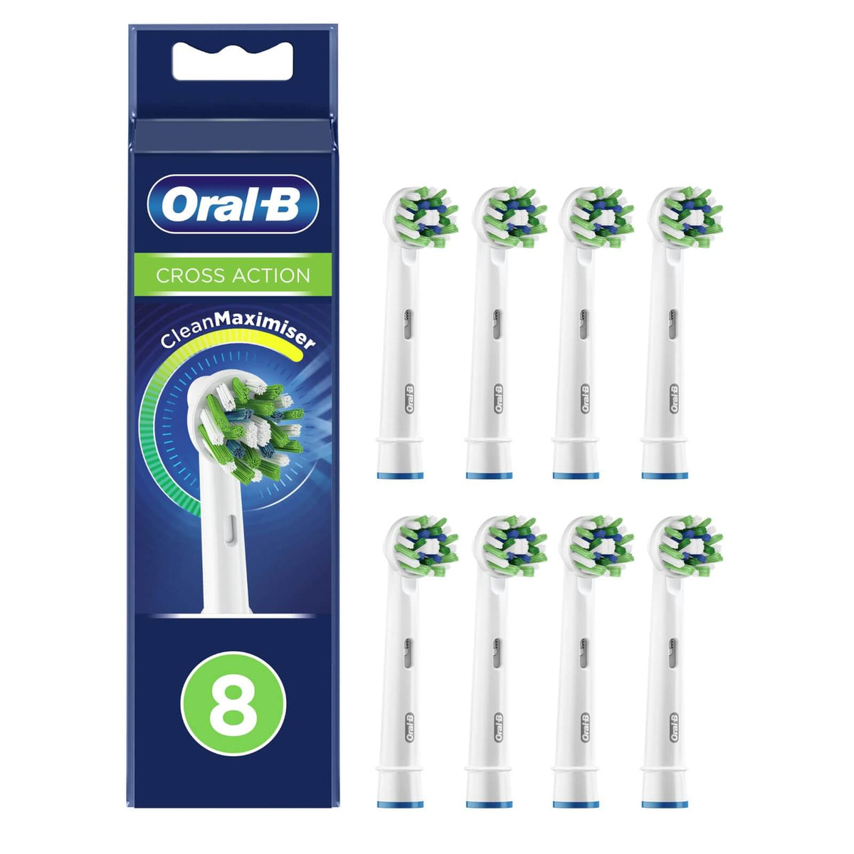 Oral-B Cross Action Set 8 Rezerve Periuta de Dinti Electrica