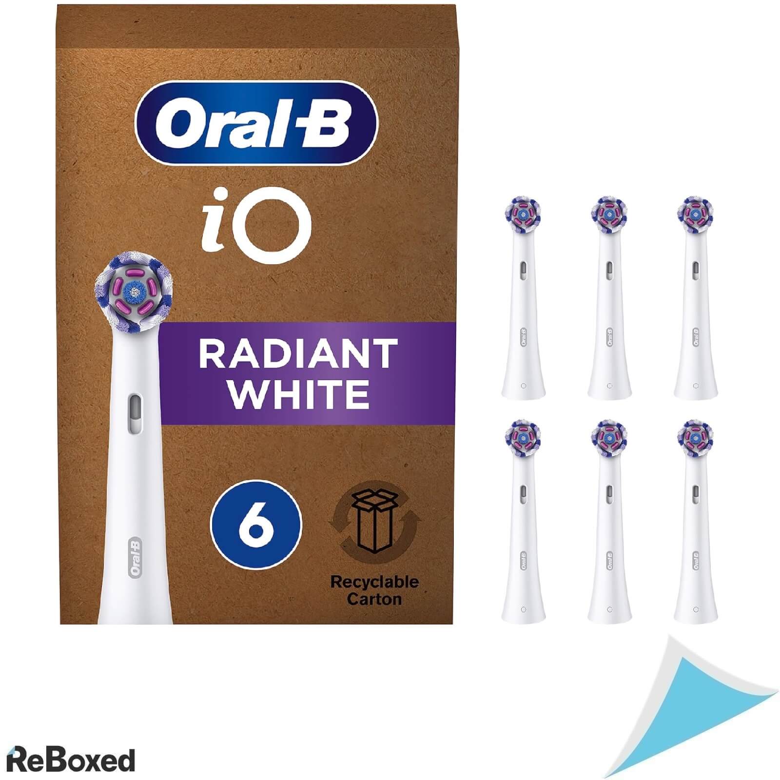 Oral-B iO Radiant Set 6 Rezerve Periuta de Dinti Electrica Alb