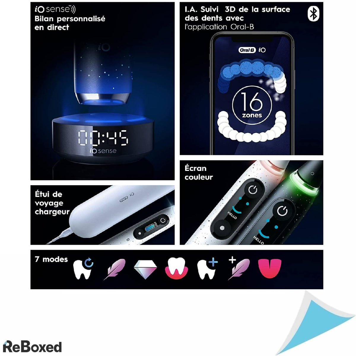 ORAL-B iO10 Periuta de Dinti iOSense IA Senzor Smart Bluetooth LED