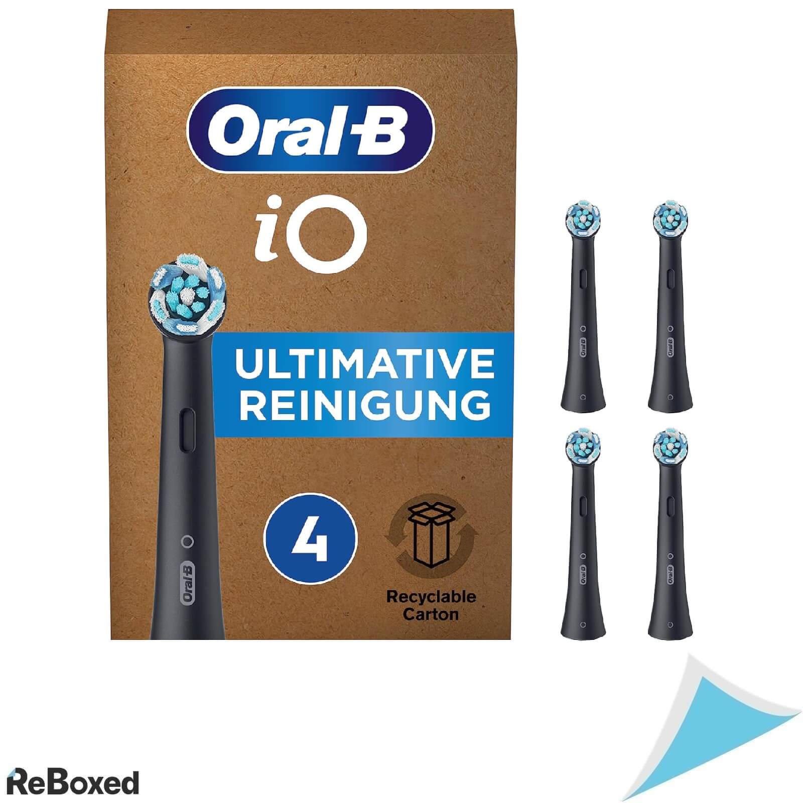 Oral-B iO Ultimate Clean Set 4 Rezerve Periuta de Dinti Electrica Negru