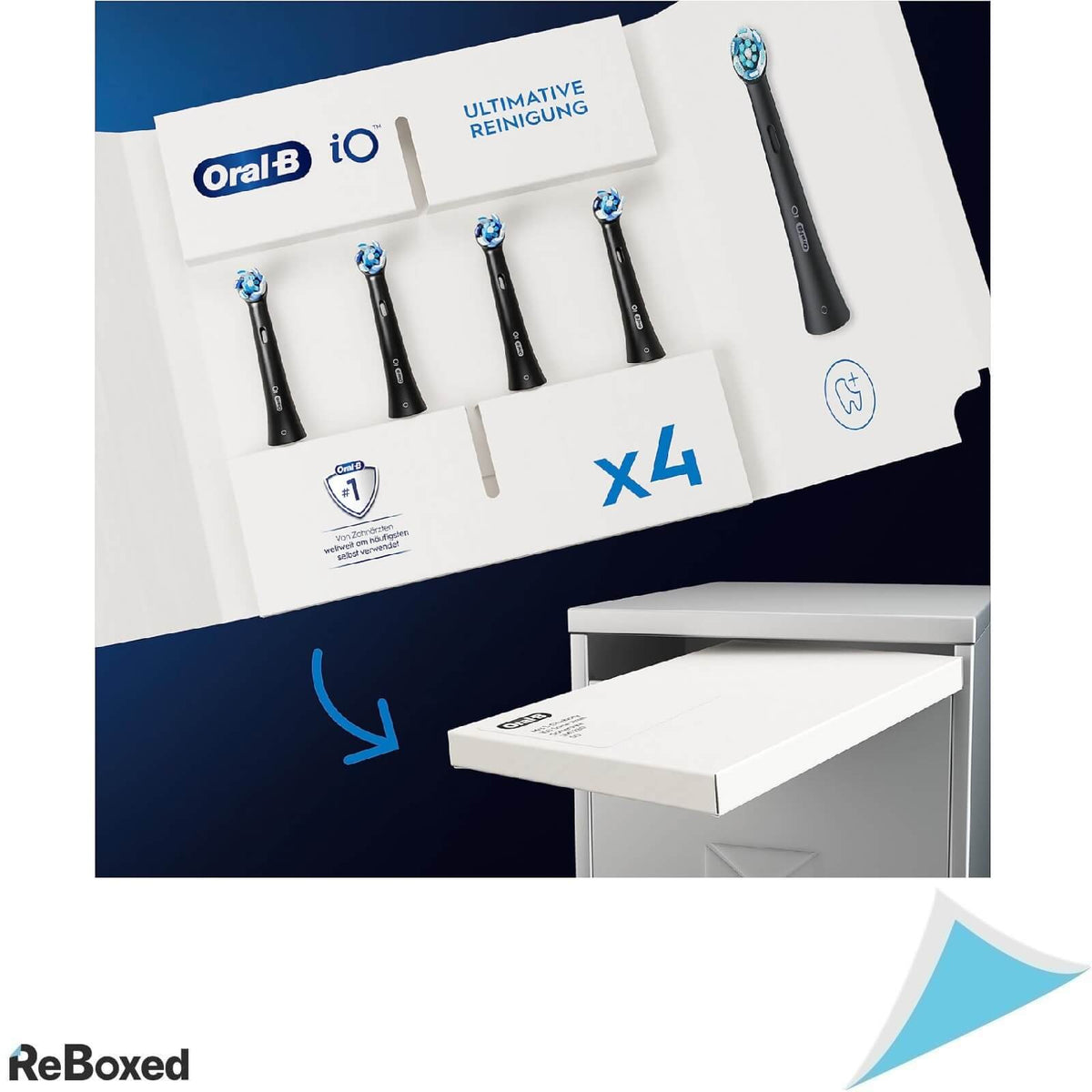 Oral-B iO Ultimate Clean Set 4 Rezerve Periuta de Dinti Electrica Negru