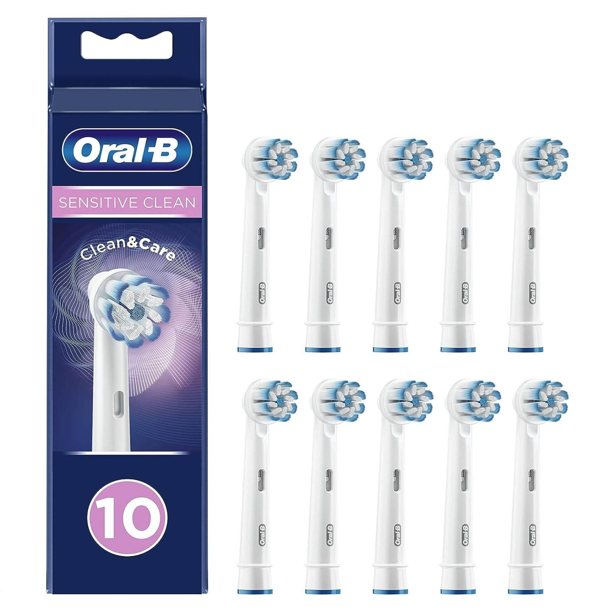 Oral-B Sensitive Clean Set 10 Rezerve Periuta de Dinti Electrica