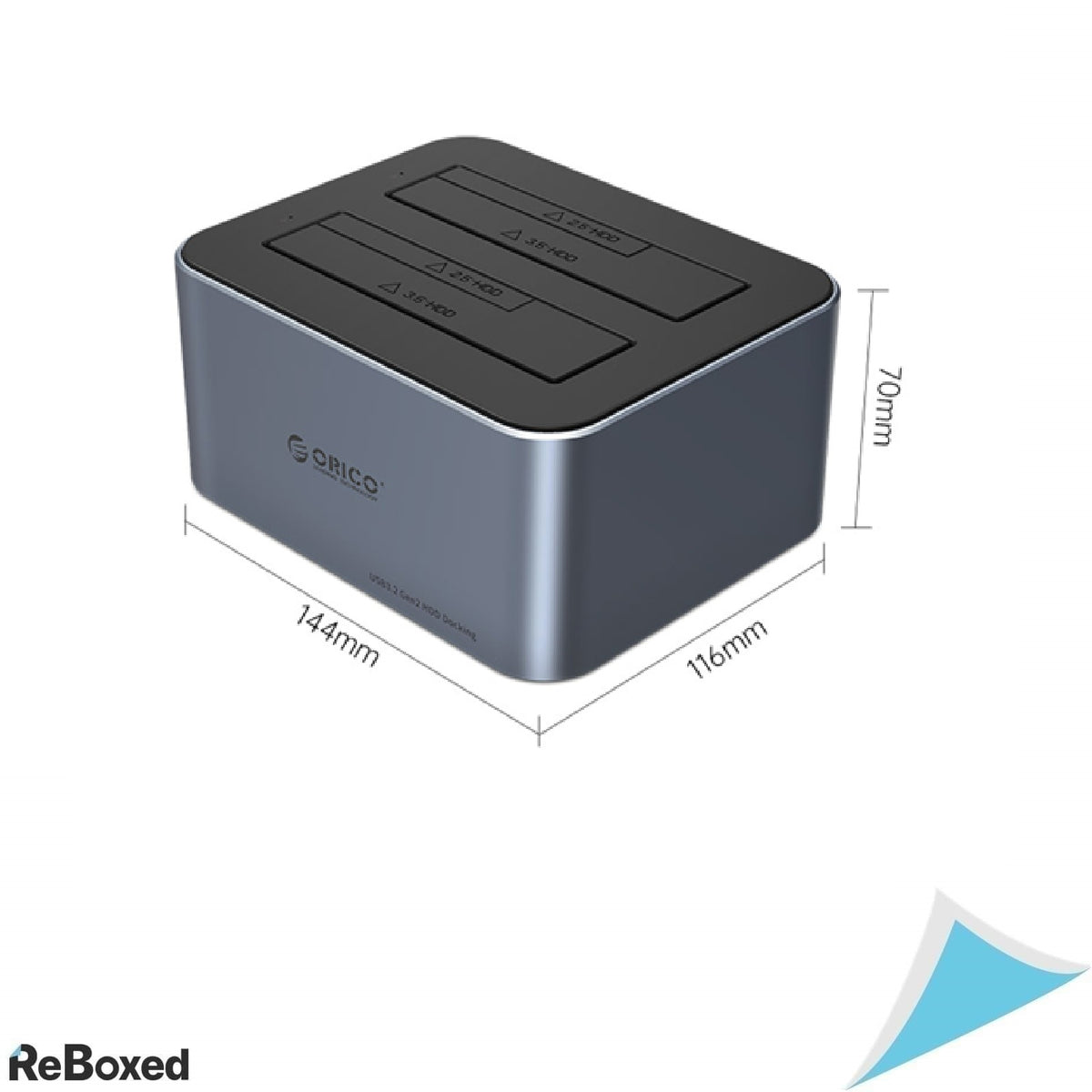 ORICO Dual-Bay Statie de Andocare pentru HDD/SSD 2.5" si 3.5" SATA