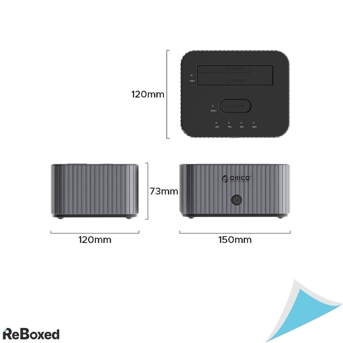 Orico IT28E Statie de Andocare Dual-Bay