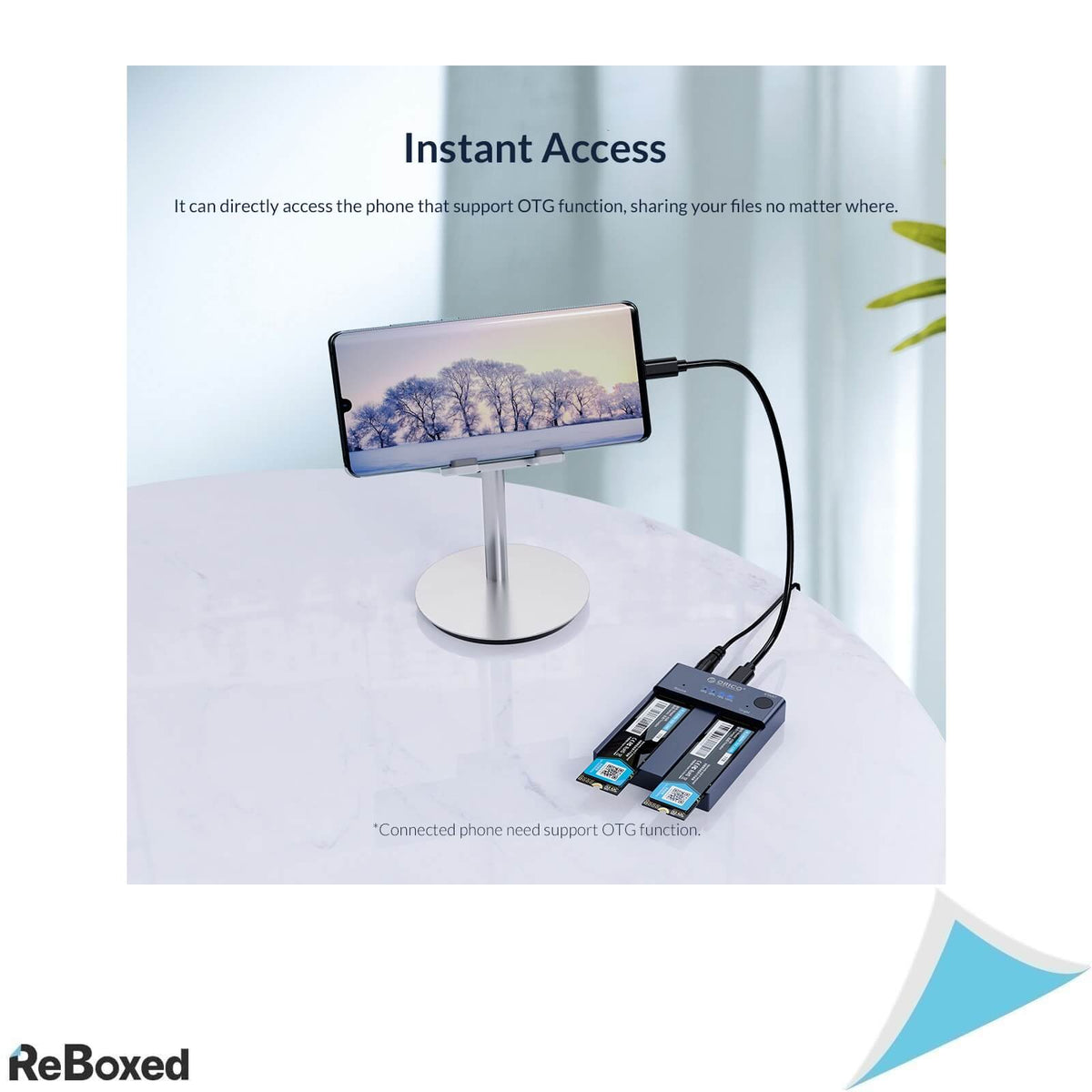 Orico M2P2-C3-C Statie USB-C Clonare Offline SSD NVME M.2