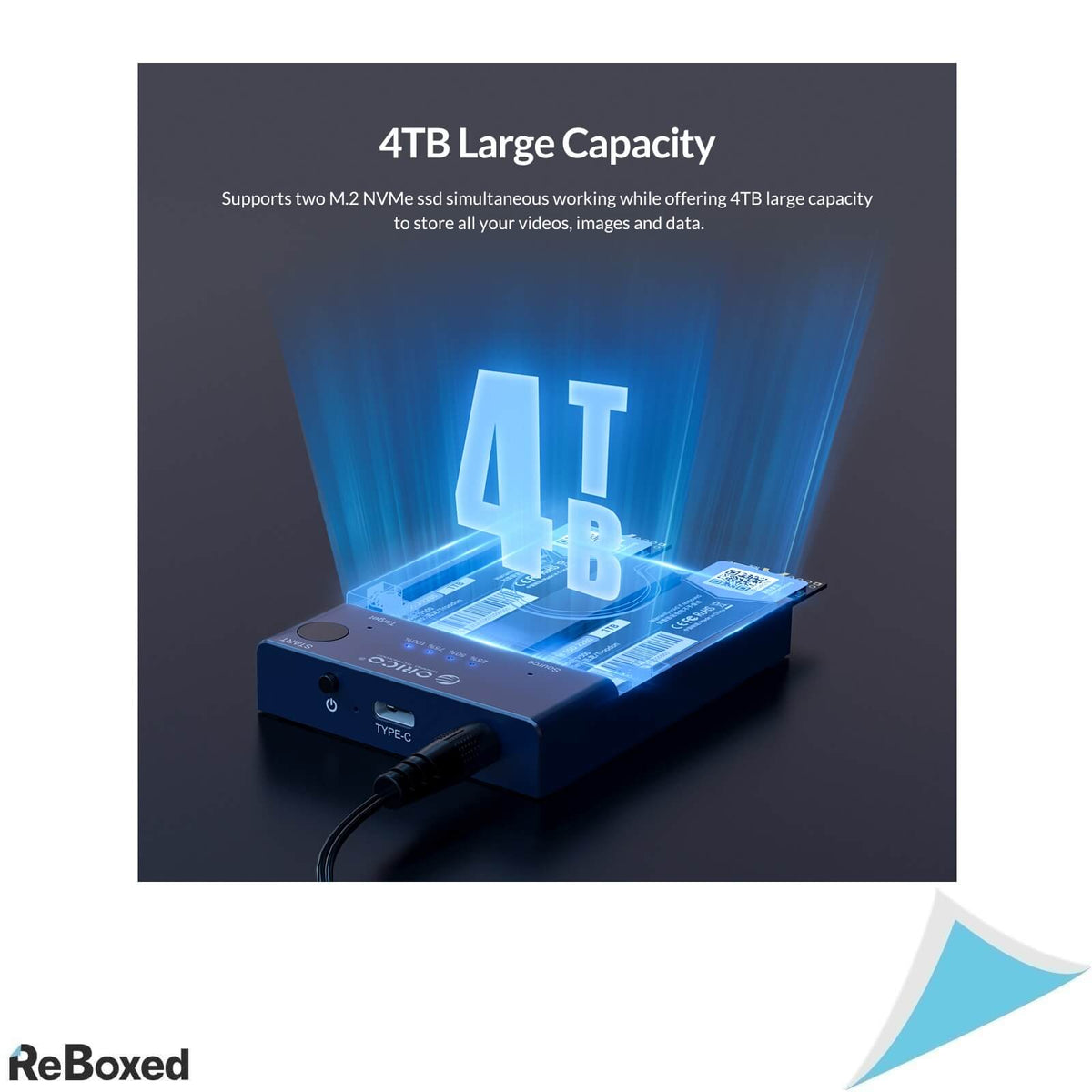 Orico M2P2-C3-C Statie USB-C Clonare Offline SSD NVME M.2