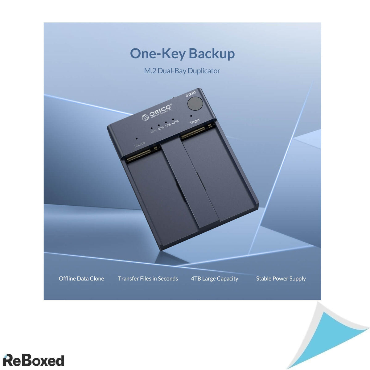 Orico M2P2-C3-C Statie USB-C Clonare Offline SSD NVME M.2