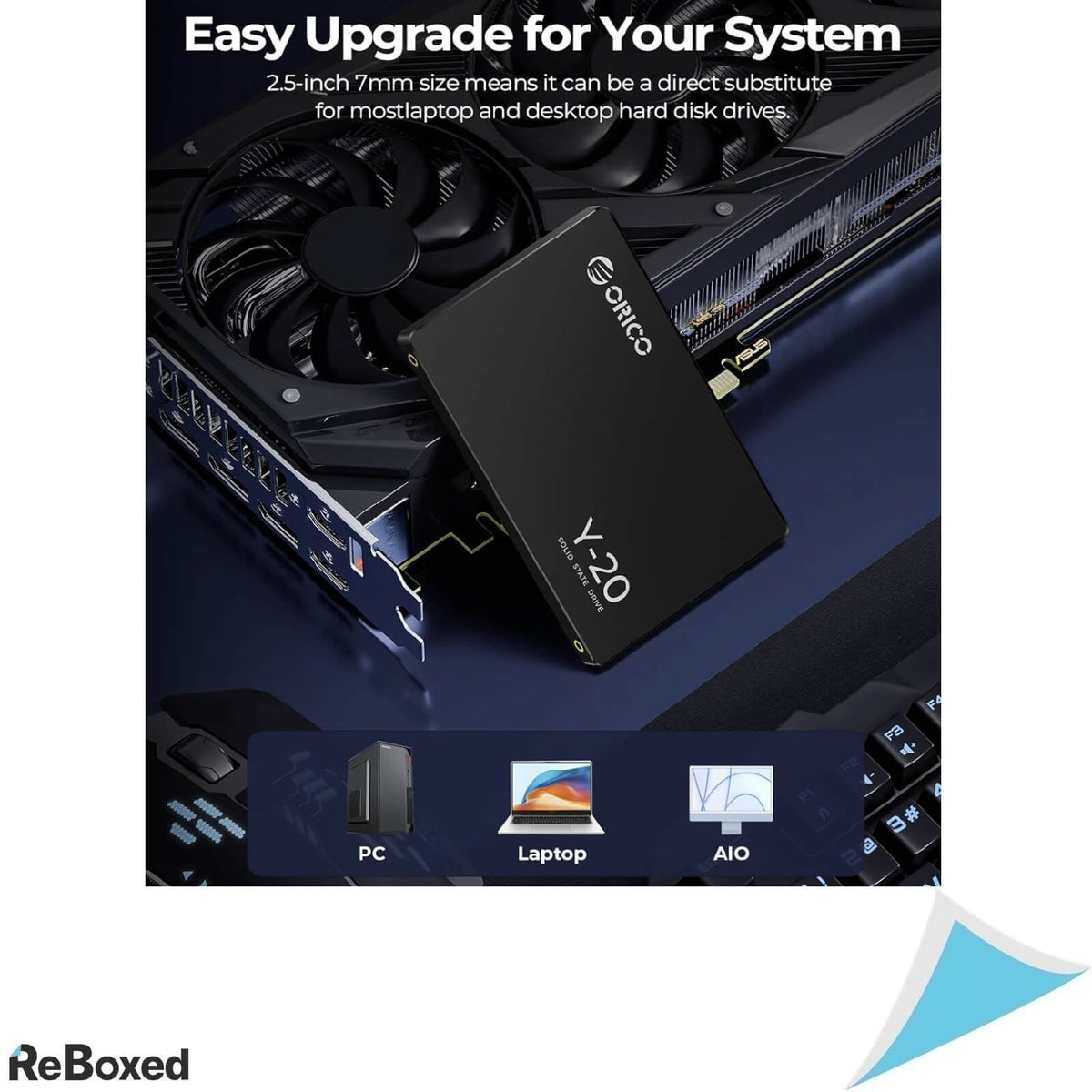 Orico SSD 512GB intern SATA III 3D NAND SLC cache NCQ TRIM