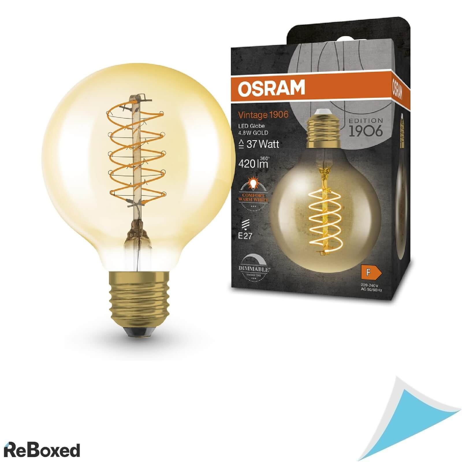Osram Edition 1906 Bec LED Vintage G80 E27 420lm
