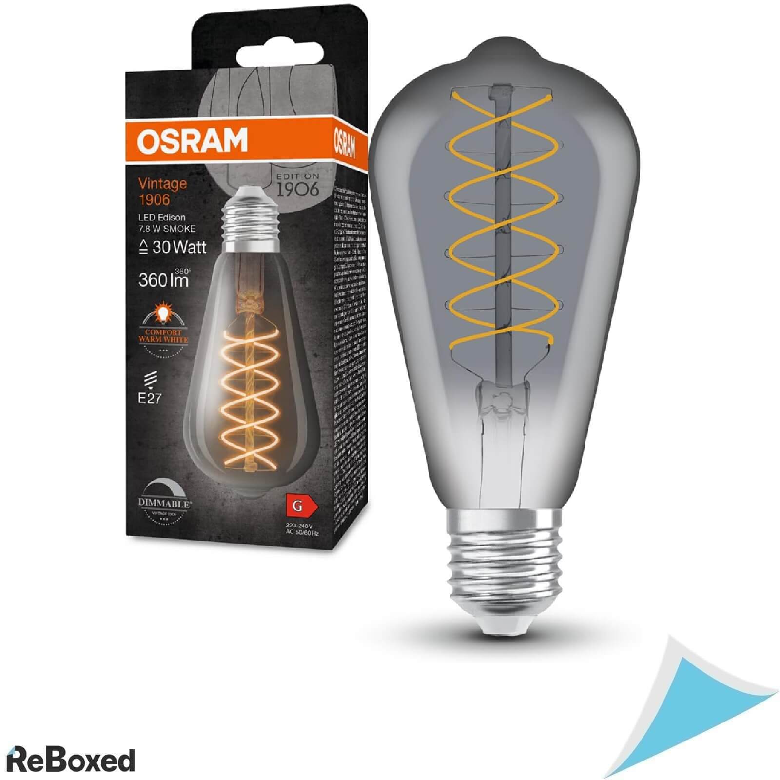 Osram Edition 1906 ST64 Bec LED E27 360lm 7.8W