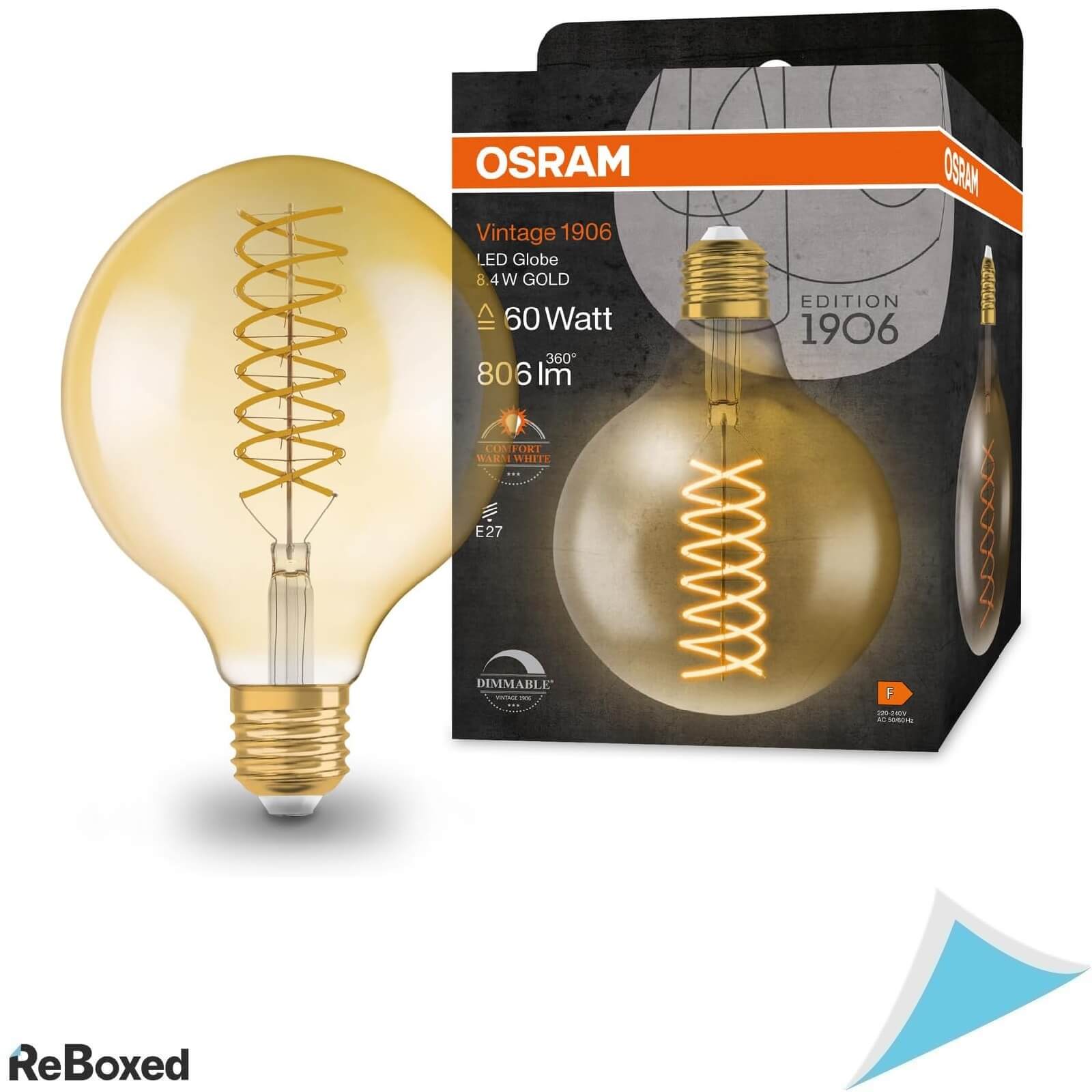 Osram Vintage 1906 Bec LED 8.4W 806lm