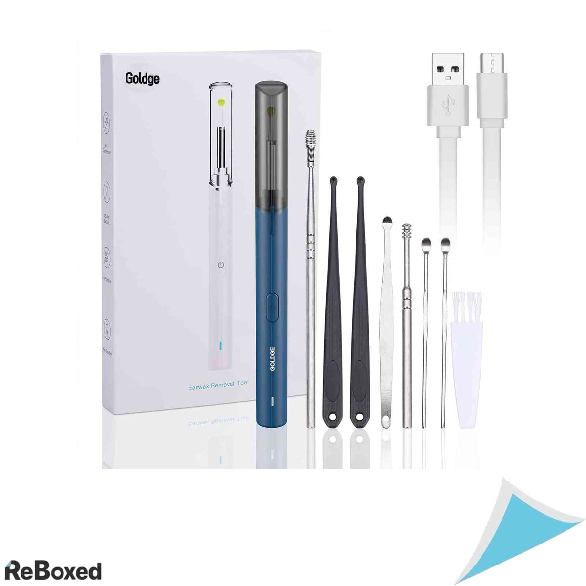 Otoscop Digital HD 1080P GOLDGE, Endoscop Curatare Urechi cu Lupa si Camera 3.5mm