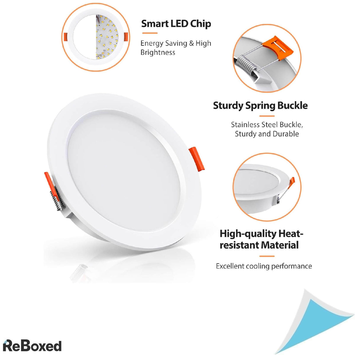 OUILA Set 10 Spoturi LED 5W 3000K