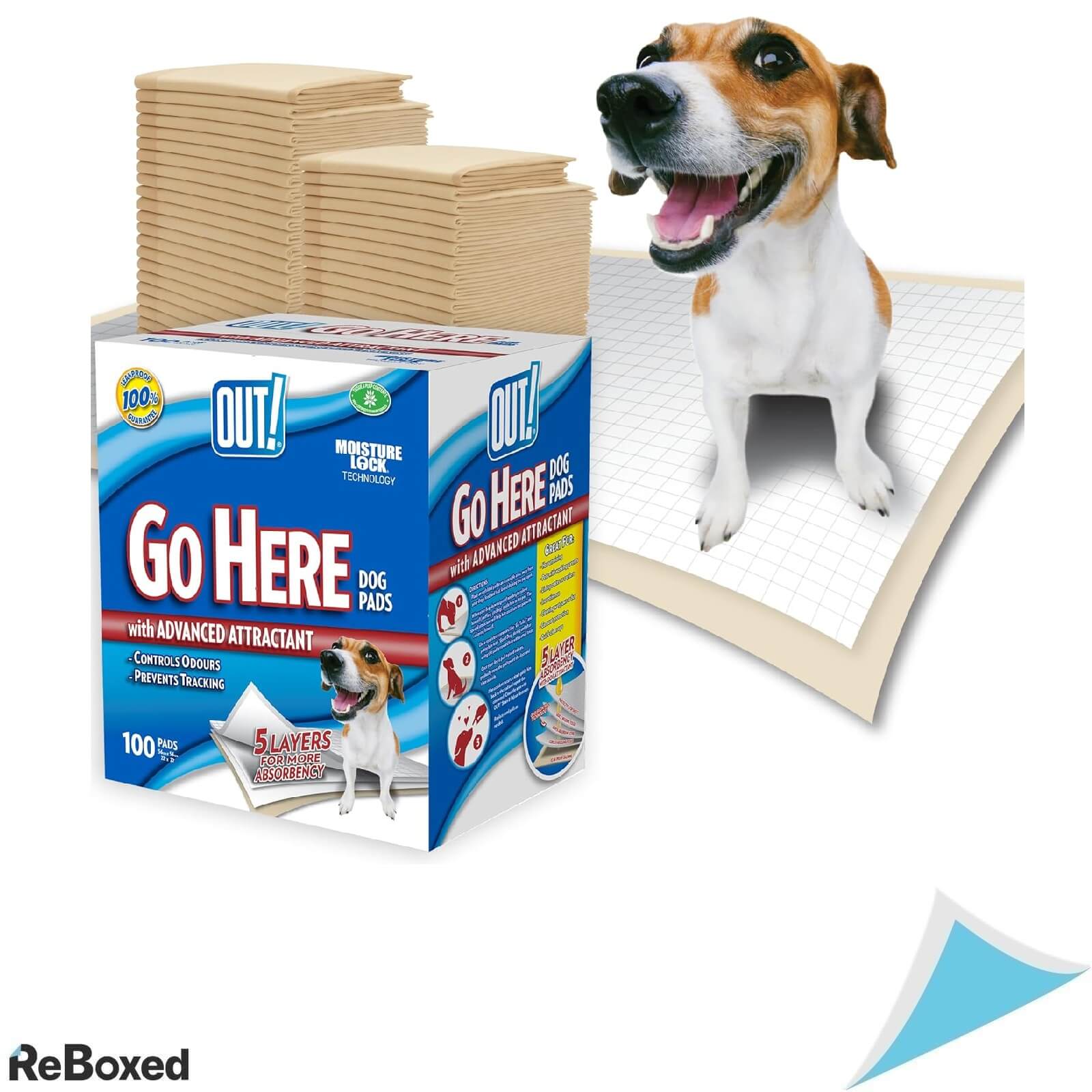 Out Go Here Pad-uri Absorbante 5 Straturi 100 Buc