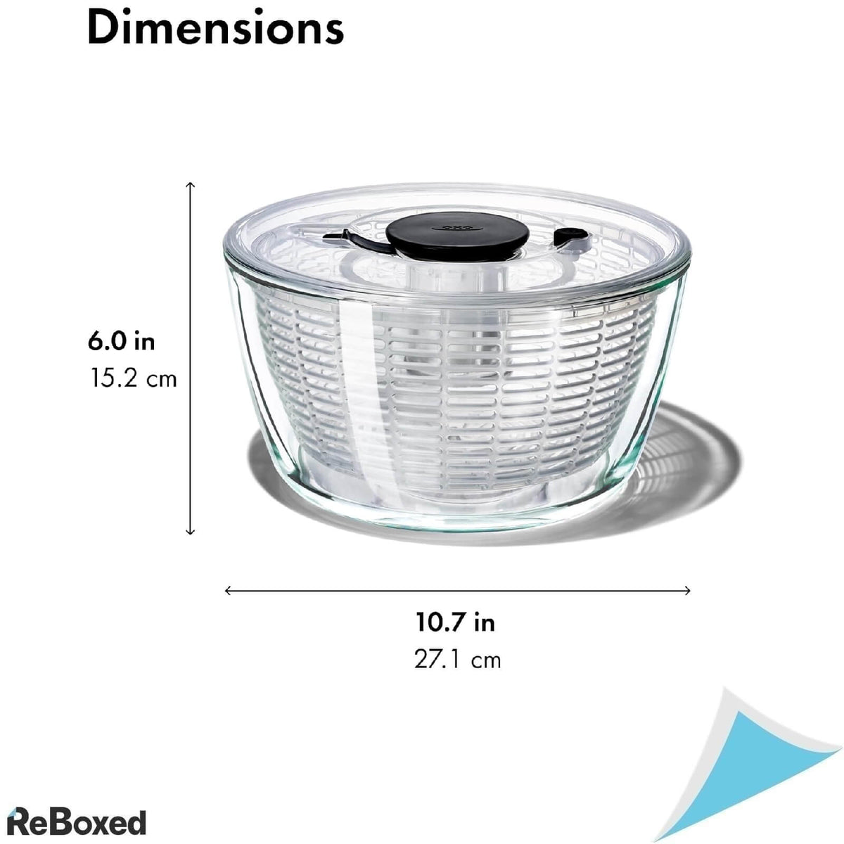 OXO Uscator Salata si Verdeturi 27 cm 6.22l