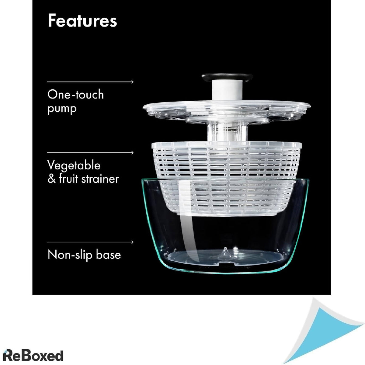 OXO Uscator Salata si Verdeturi 27 cm 6.22l