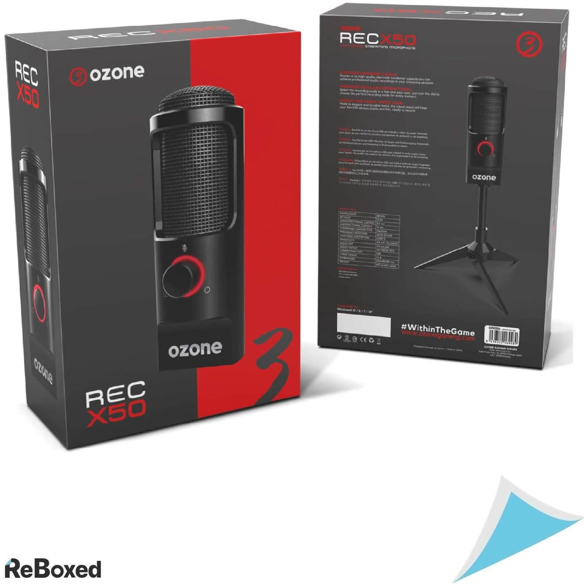 Ozone Rec X50 Microfon Gaming 130 MW 32Ω 48 kHz