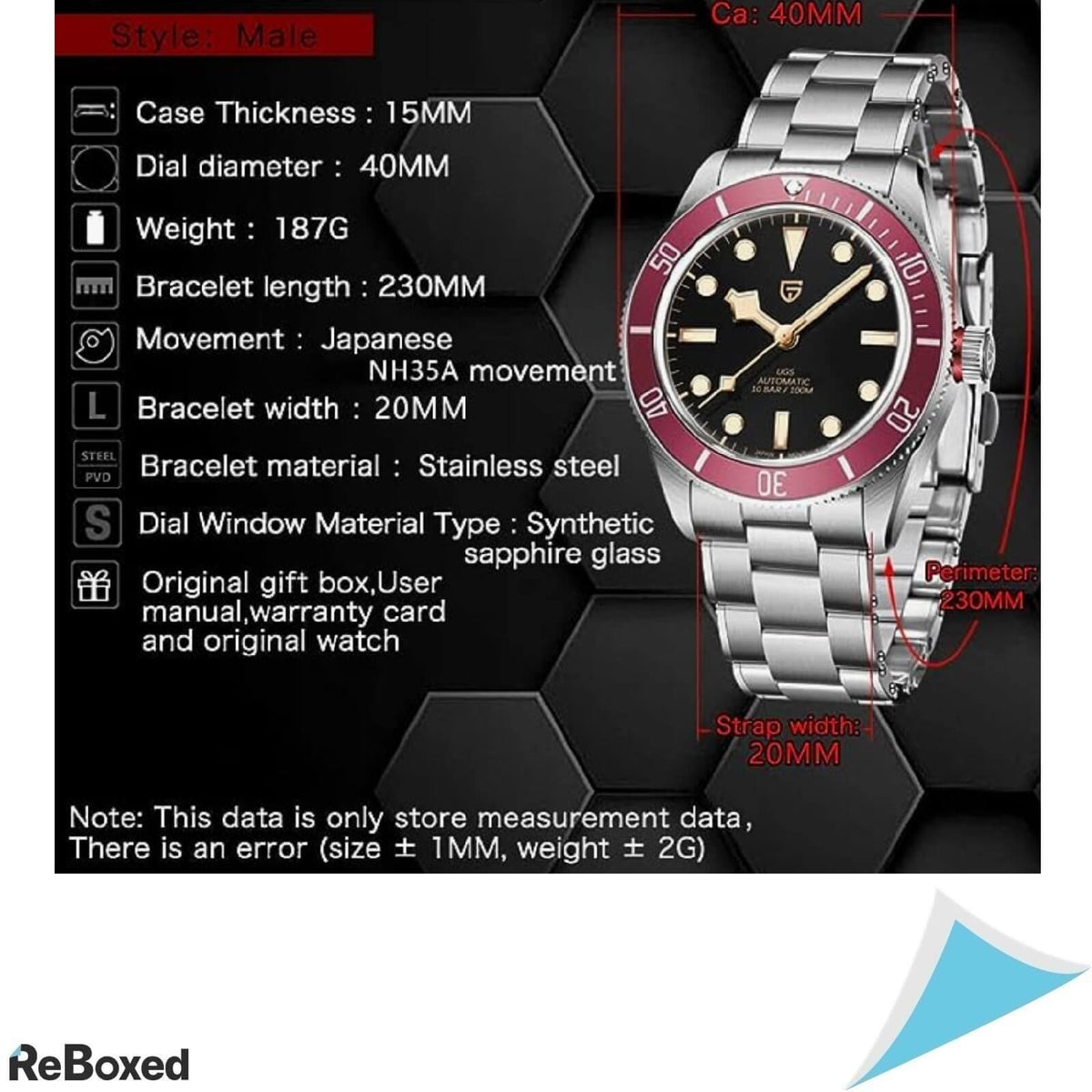 Pagani Design PD-1671 V2 Ceas de Mana Barbati Automatic 42mm