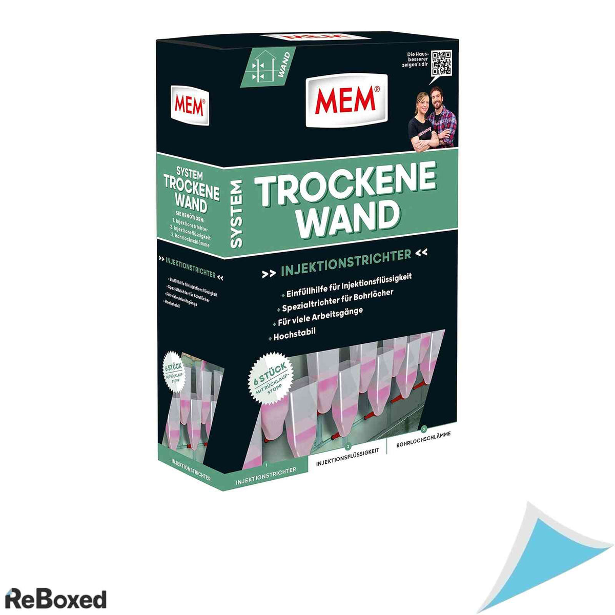 Palnie pentru injectie MEM Dry Wall, set 6 bucati, pentru tratament antiumezeala in zidarie
