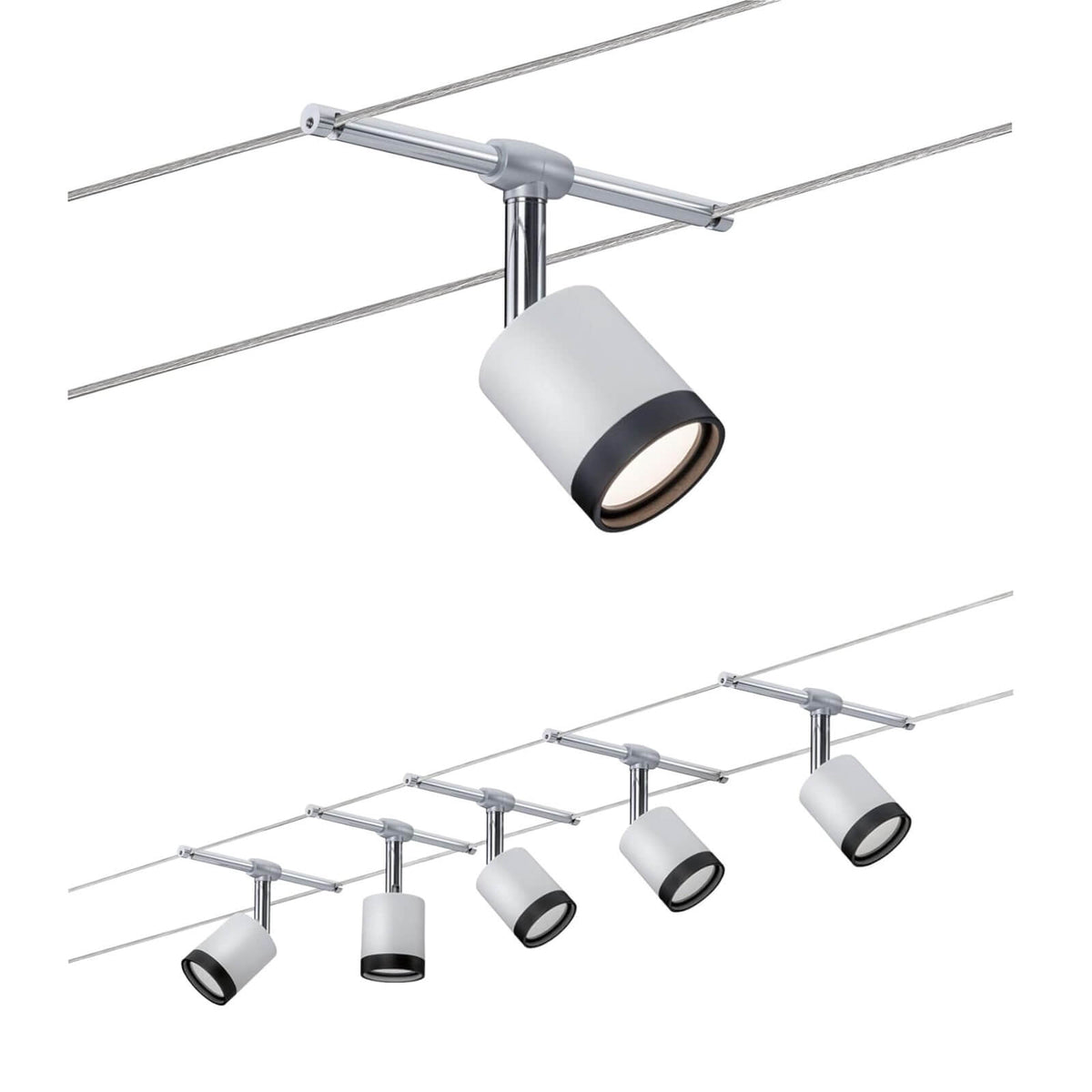 Paulmann 3981 Set 5x Lustra pe Cablu LED 4W 2700K