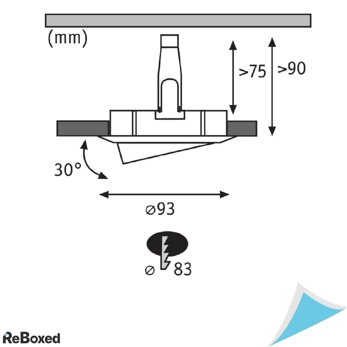 Paulmann Nova 92900 3 Spoturi LED IP65 7W GU10