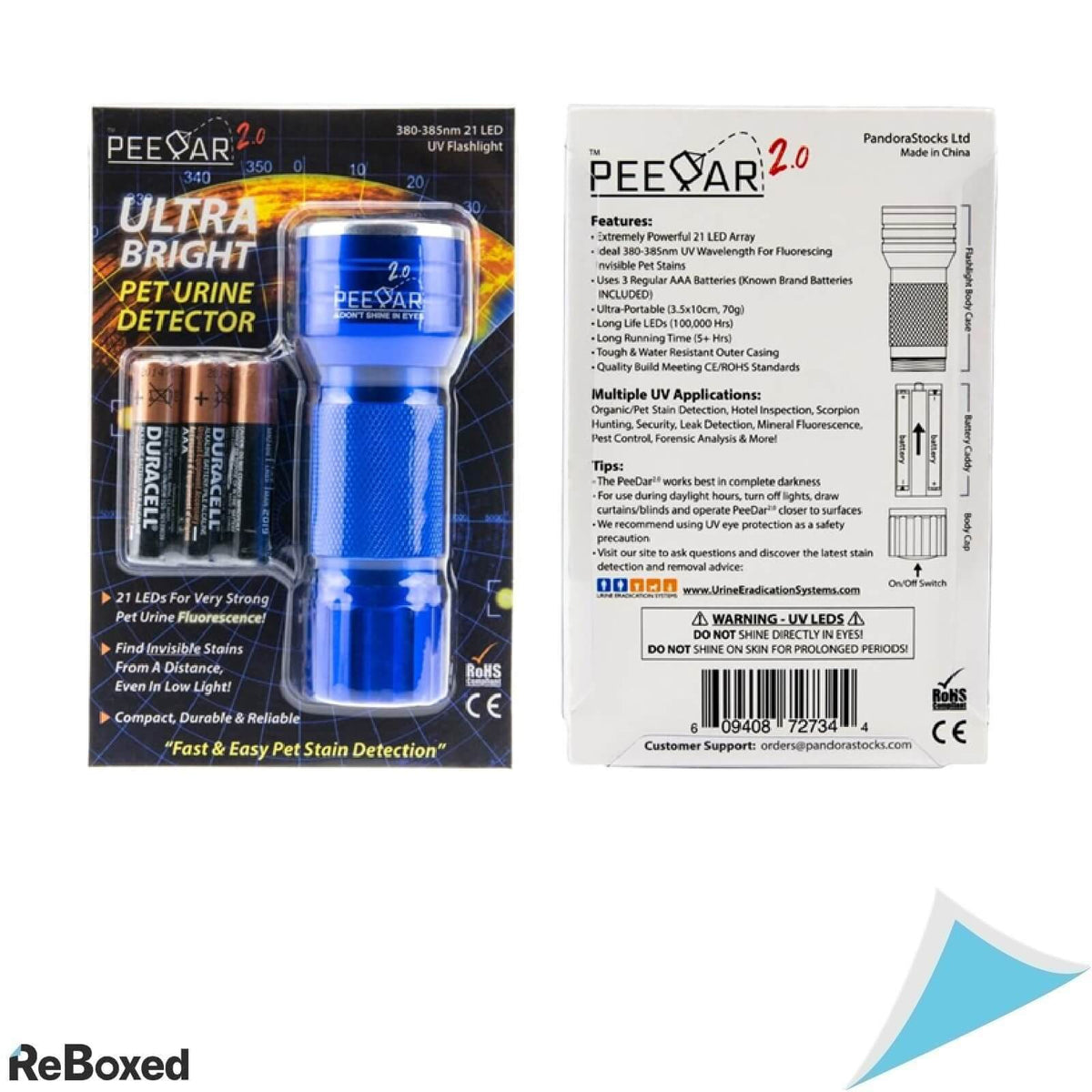 PeeDar Lanterna UV LED 2.0