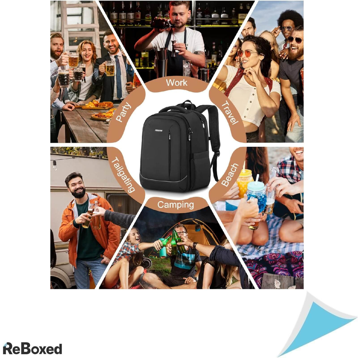 Pekrews Rucsac de Calatorie pentru Barmani