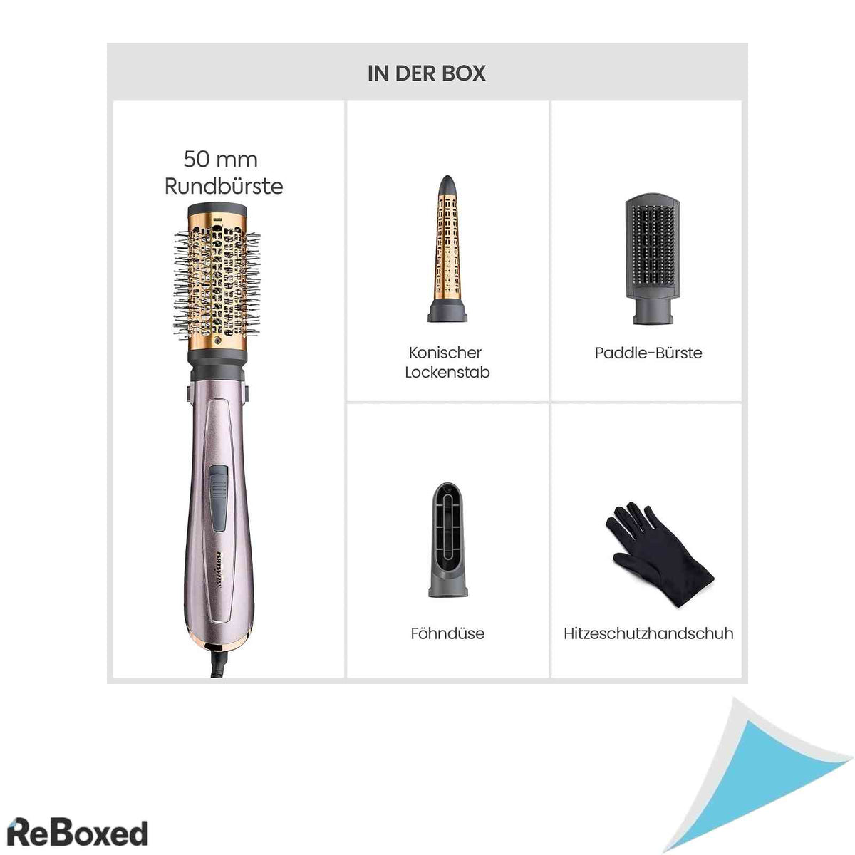 Perie cu Aer Cald BaByliss Air Style 1000 AS136E Putere 1000W Tehnologie Ionica 4 Accesorii Ondulare Volum Netezire Argintiu Roz Auriu