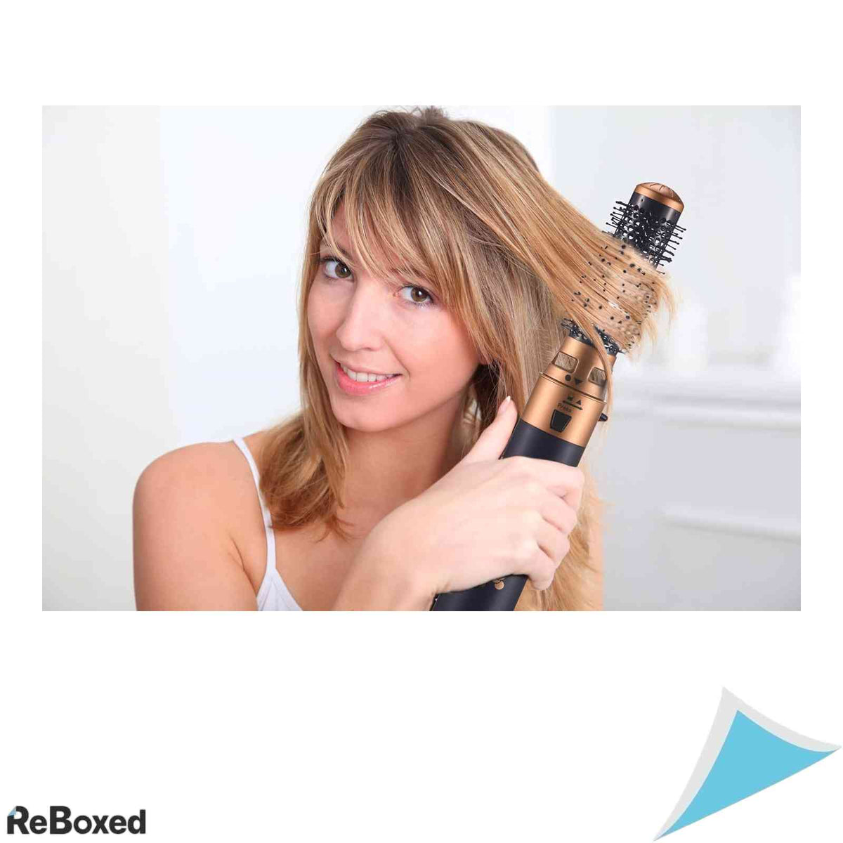 Perie Multifunctionala cu Aer Cald SENYA Hair Designer SYWB-HS012B 5 in 1 1000W Inceput Rapid Bleu Marin