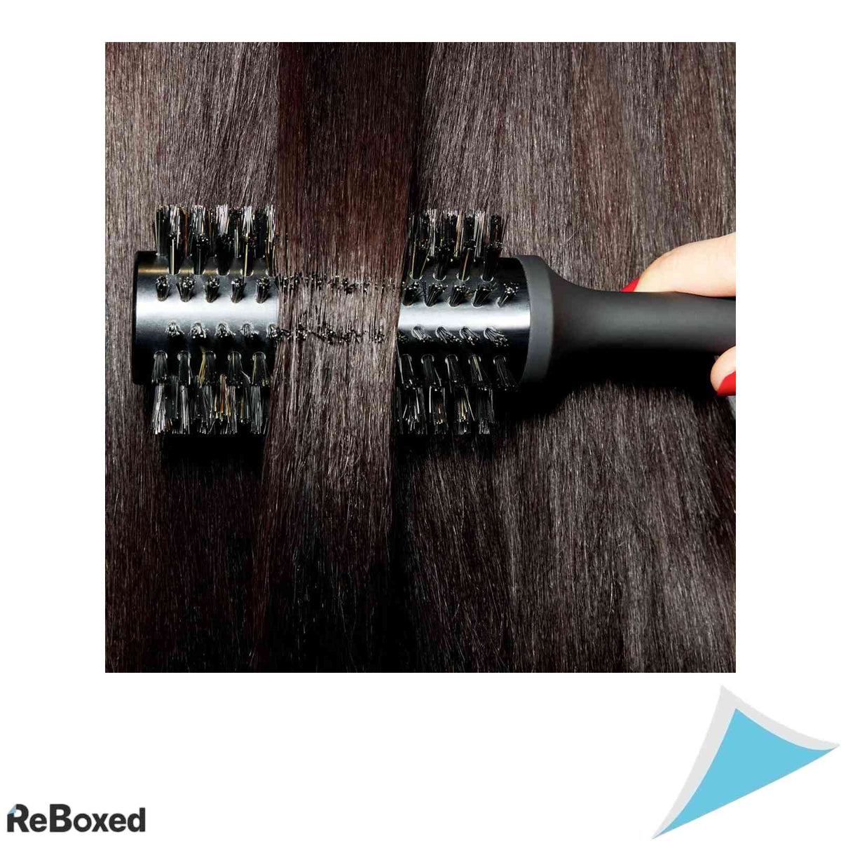 Perie Rotunda de Par ghd The Smoother Size 2 Peri Naturali pentru Volum si Netezire