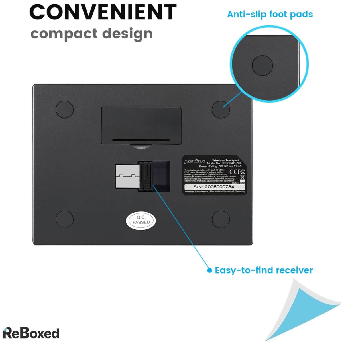 Peripad 704 Touchpad Wireless USB 800 DPI