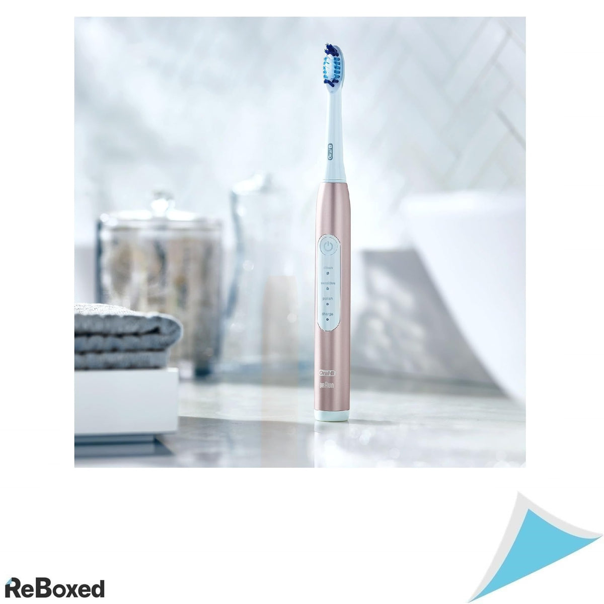 Periuta Electrica Sonic Braun Oral-B Pulsonic Slim Luxe 4000, Rose Gold