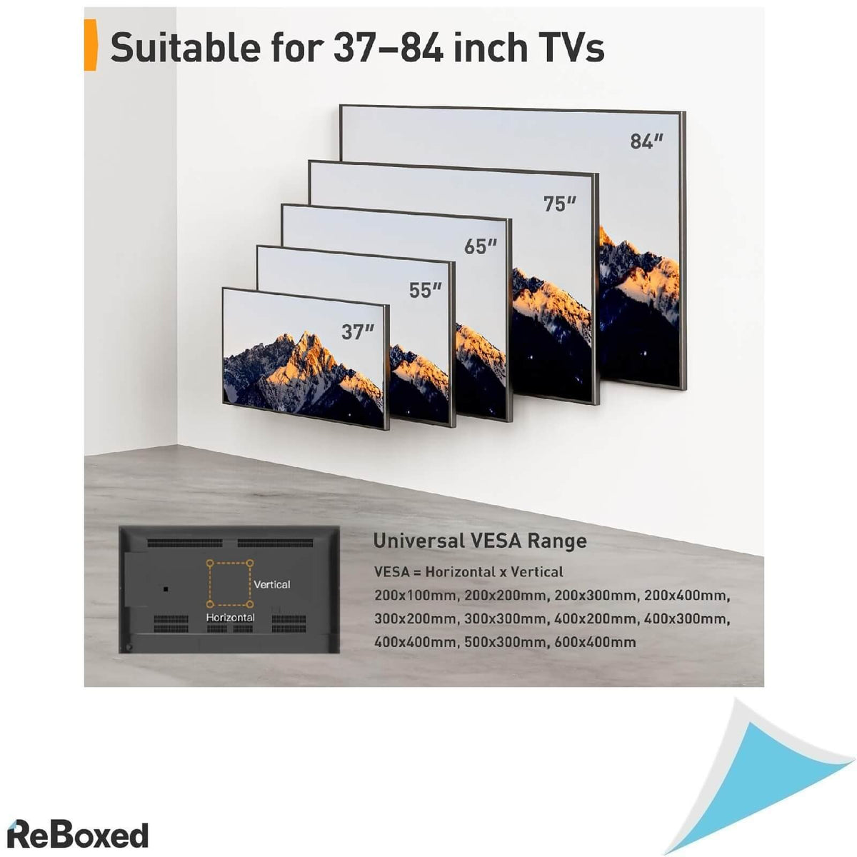 Perlegear Suport de Perete pentru TV 37-84 Inch VESA