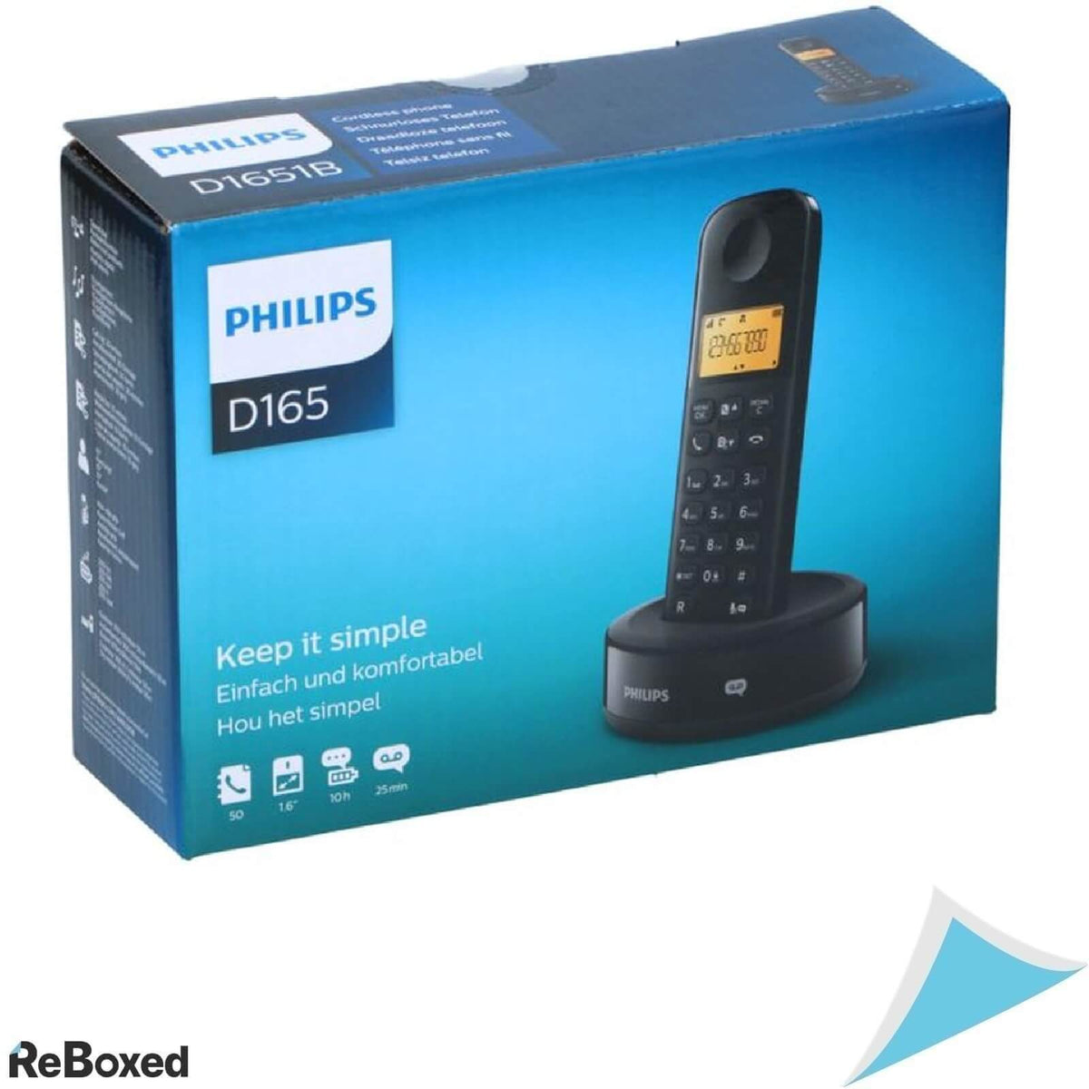 Philips D1651B/01 Telefon Fara Fir
