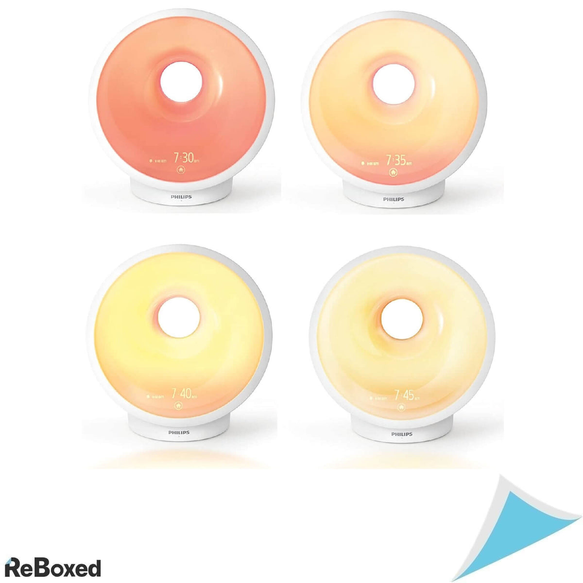 Philips HF3651/01 SmartSleep Radio FM cu Ceas LED 8 Sunete 18W