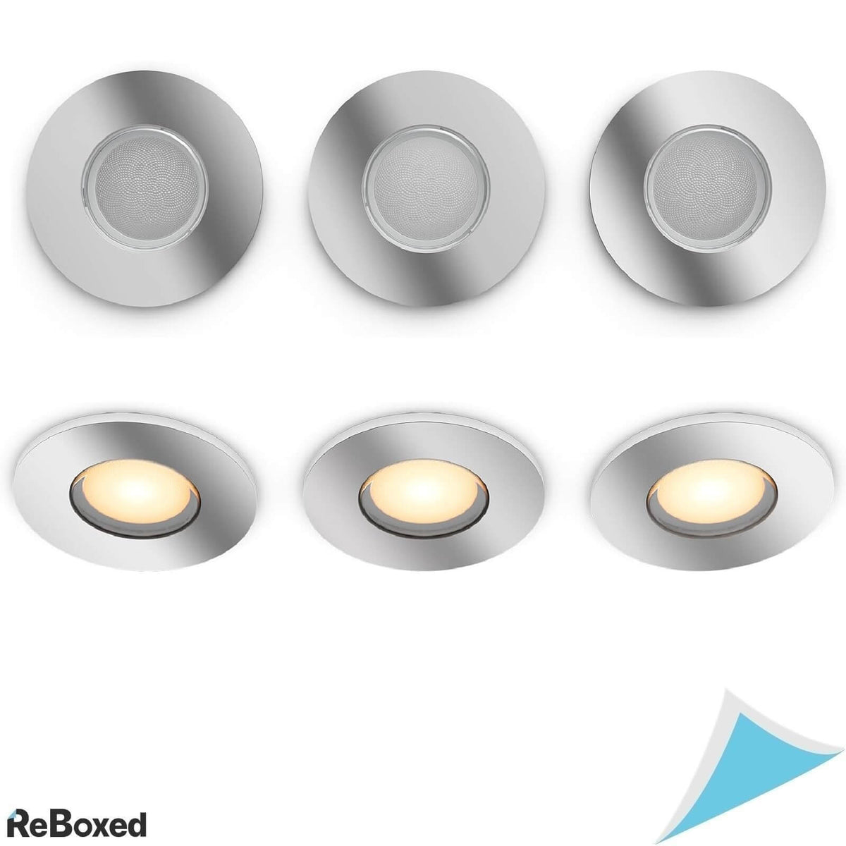 Philips Hue Adore Chrome Set 3 Spoturi LED Baie 750lm