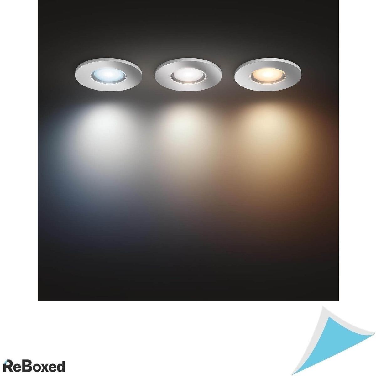 Philips Hue Adore Chrome Set 3 Spoturi LED Baie 750lm