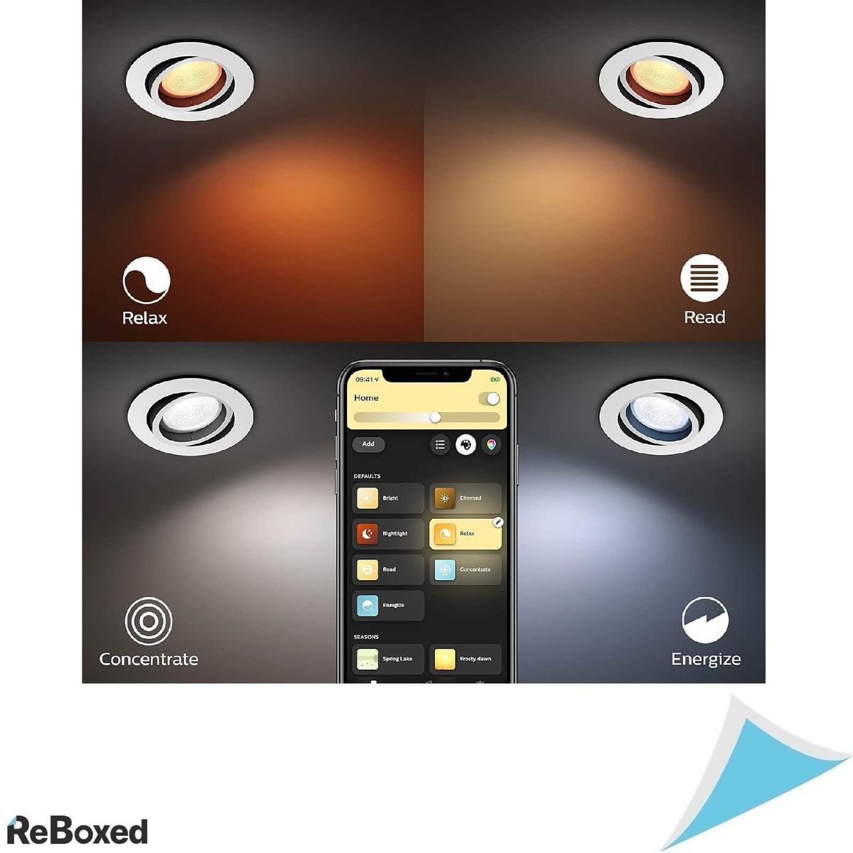 Philips Hue Centura White RD Set 3 Spoturi Bluetooth 4.2W 1200lm