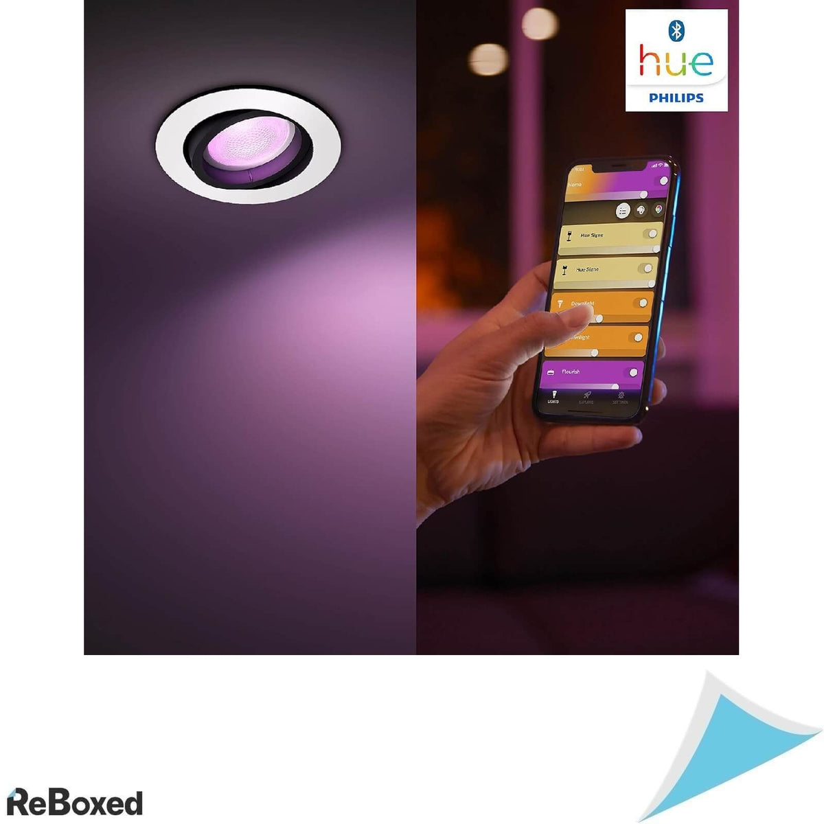 Philips Hue Centura White RD Set 3 Spoturi Bluetooth 4.2W 1200lm