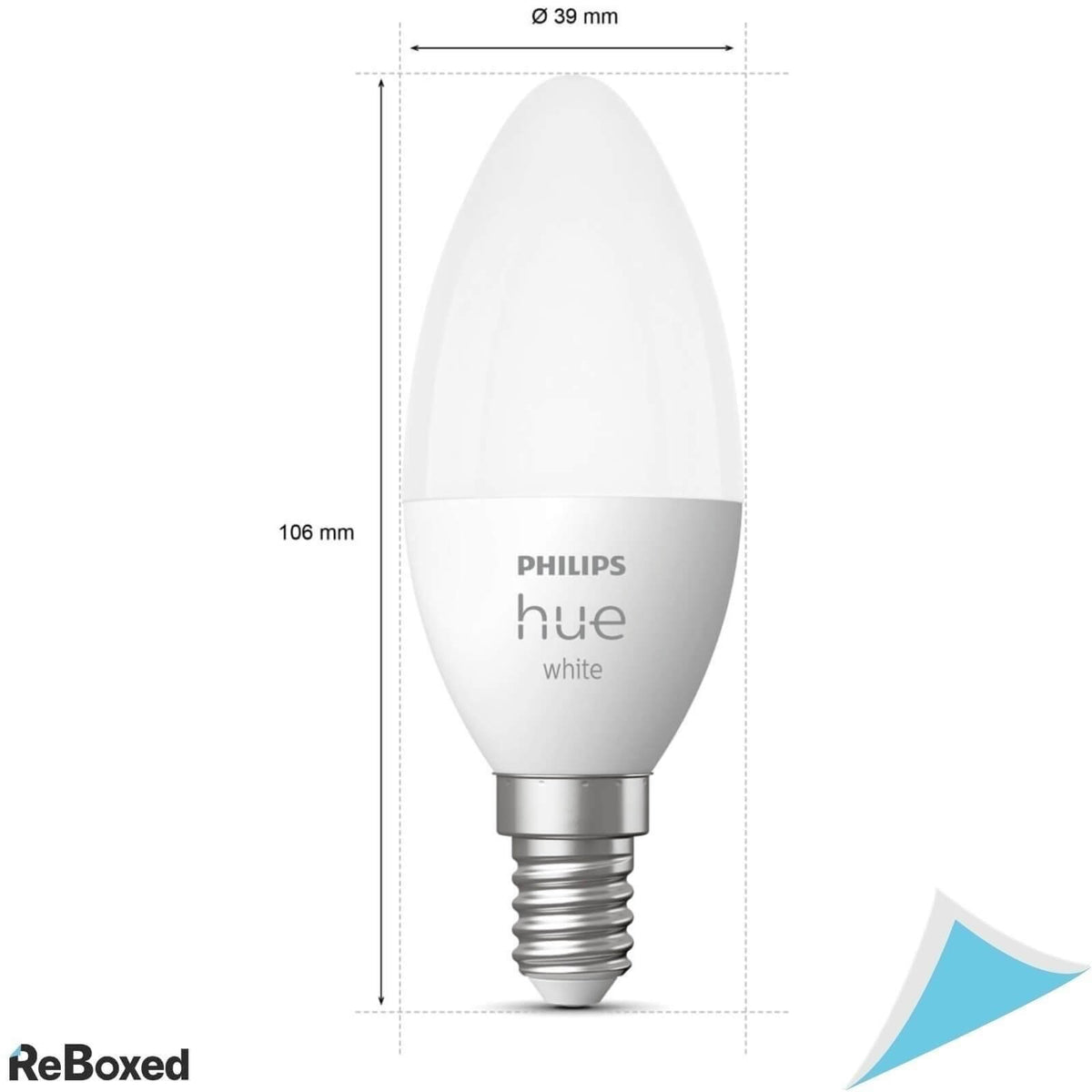 Philips Hue E14 Set 2 Becuri LED 5.5W 470lm B39