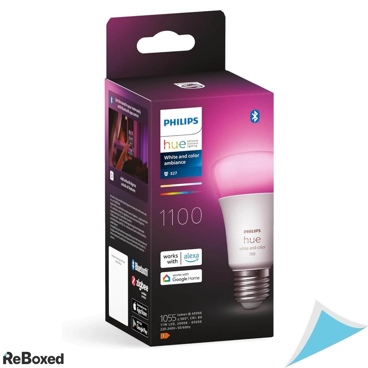 Philips Hue E27 Bec LED 9W 1100lm A60 2700K