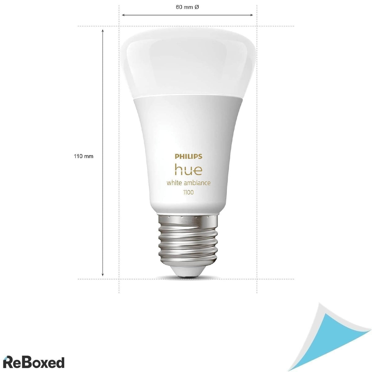 Philips Hue E27 Set 2 Becuri LED 11W 1055 lm