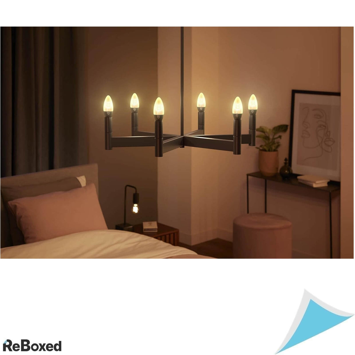 Philips Hue Filament Candle Bec LED E14 4.5W 300lm 2100K